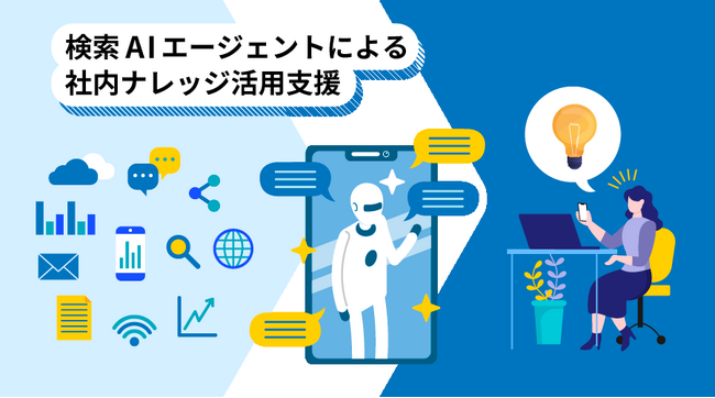検索AIエージェントによる社内ナレッジ活用支援サービスを提供開始