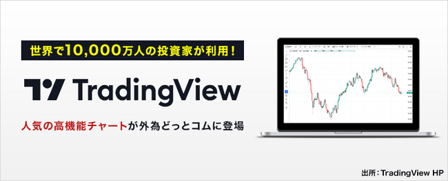 外為どっとコム、『TradingView』サービス開始のお知らせ