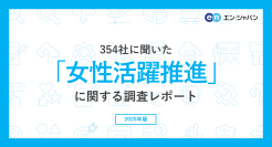 354社に聞いた「女性活躍推進」実態調査
女性活躍推進に取り組んでいる企業は62％。
従業員数49名以下では44％にとどまるも、1,000名以上の企業は92％が該当。