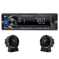 スピーカーレスの軽トラックに最適！ステレオ2チャンネルスピーカー付属の1DINカーオーディオ『RAY21』　2025年3月中旬より発売