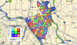 平均築年数と特定のリフォーム数を掛け合わせたヒートマップ 平均築年数と特定のリフォーム数を掛け合わせたヒートマップ
