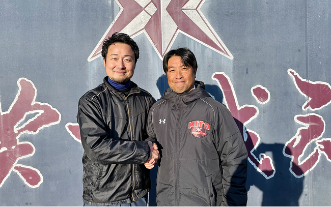 茨城県立水戸第一高等学校・硬式野球部にて、せやま印工務店プロジェクトを推進するビーイナフ（株）代表の瀬山がグロースデザインコーチに就任