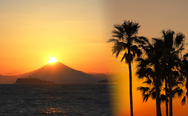 半年に1日だけのチャンス「ダイヤモンド富士」神秘の瞬間を【リビエラ逗子マリーナ】で鑑賞しよう！ディナー＆ホテルから鑑賞、「ダイヤモンド富士クルージング」も。鎌倉でお花見とともに天体ショーを堪能。