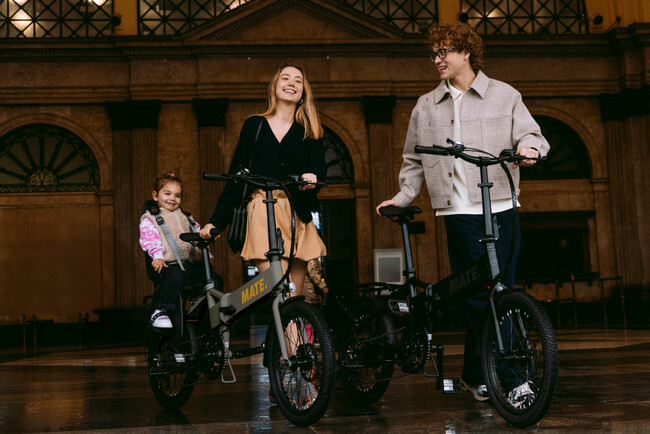 【MATE.BIKE】チャイルドシートを搭載できる初めてのMATE.BIKE「MATE GO+」の先行予約販売を開始