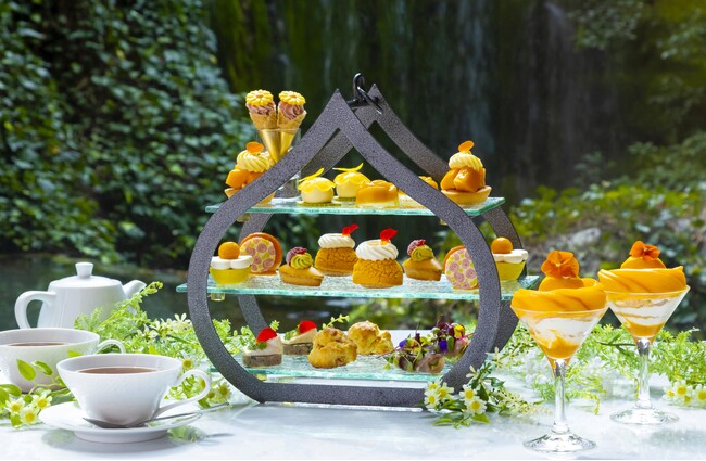 【リーガロイヤルホテル大阪】新緑彩る、とろけるマンゴーを堪能するティータイム「マンゴーアフタヌーンティー ～Flower Garden（フラワーガーデン）～」