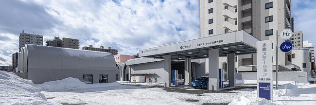 北海道初 大規模商用水素ステーション　4月1日、「エア・ウォーター水素ステーション札幌大通東」オープン