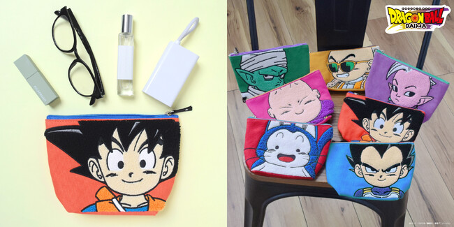 『ドラゴンボールDAIMA』もこもこの刺繍がポイント！サガラポーチ