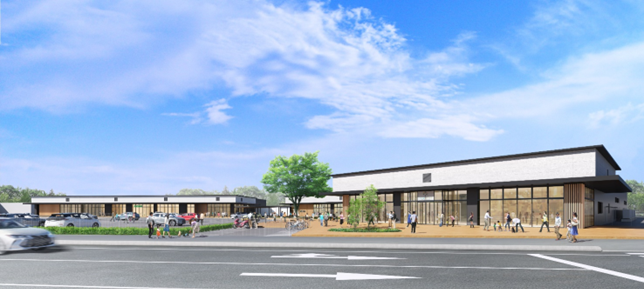 山形県酒田市 商業施設「いろは蔵パーク」にカーボンリサイクル製品・技術を導入