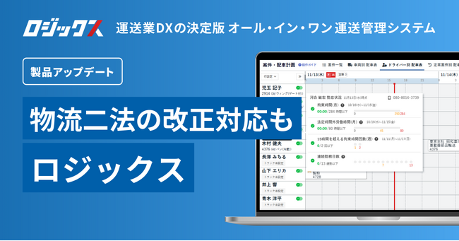物流関連二法の改正対応も「ロジックス」