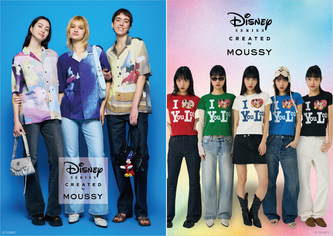 「Disney SERIES CREATED by MOUSSY」2025 EARLY SUMMER COLLECTIONが登場！4月2日(水)より発売開始。