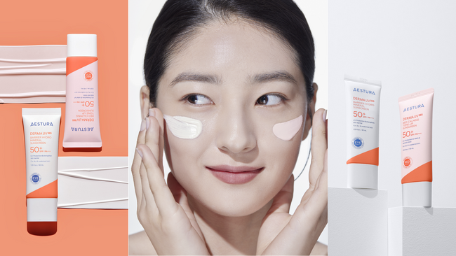 韓国NO.1*ダーマコスメブランド「AESTURA」 瞬間密着！守りながらうる肌質感が変わる新感覚*¹UV「ダーマUV365」シリーズ新登場！