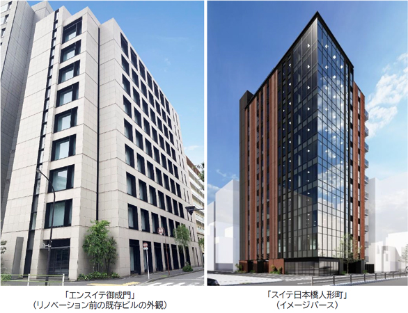 永く愛されるオフィスを目指して リノベーションオフィス「enSUITE（エンスイテ）」を新たに展開 新築の中規模オフィス「SUITE（スイテ）」の第3号物件に着工