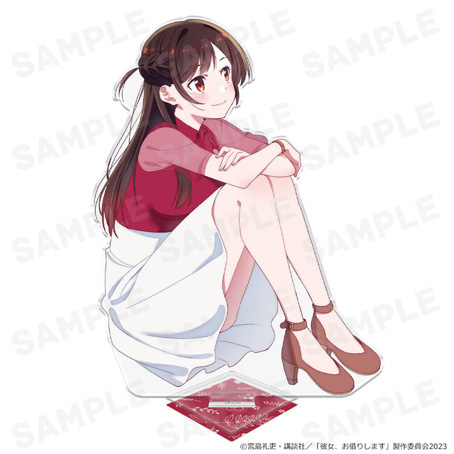 アニメ「彼女、お借りします」アクリルキャラスタンド、ダイカットステッカー、B2タペストリーなどの受注を開始しました！