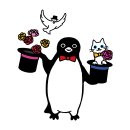 新作版画「PENGUIN SHOW」30×30cm 44,000円(税込)限定100部 ※ジェイアール名古屋タカシマヤ先行発売 新作版画「PENGUIN SHOW」30×30cm 44,000円(税込)限定100部 ※ジェイアール名古屋タカシマヤ先行発売