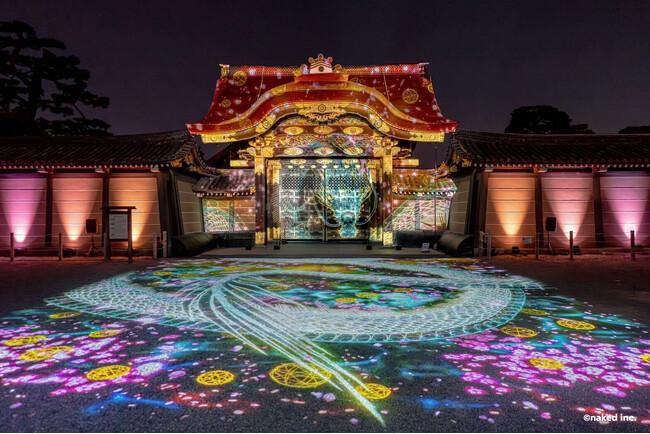 ＜@aroma × NAKED meets 二条城 2025 桜＞京都の桜を楽しむイマーシブアートイベントを天然アロマで演出
