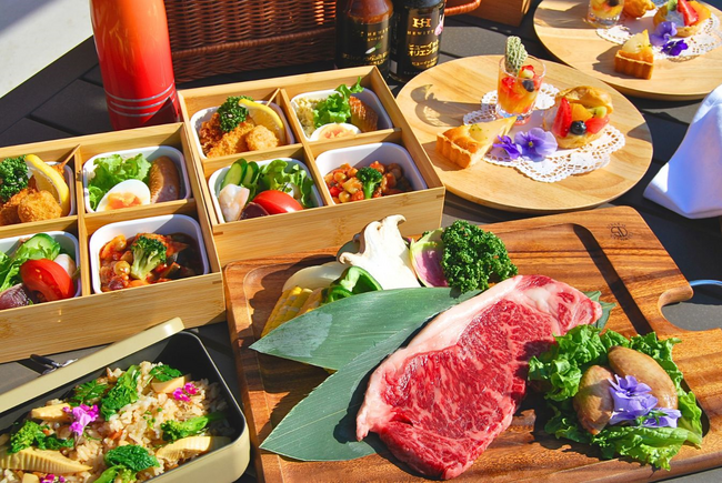 和歌山市四季の郷公園・ヴィラリゾート【かなたのさと】『桜華絢爛 春のお花見BBQプラン』の販売を開始しました。