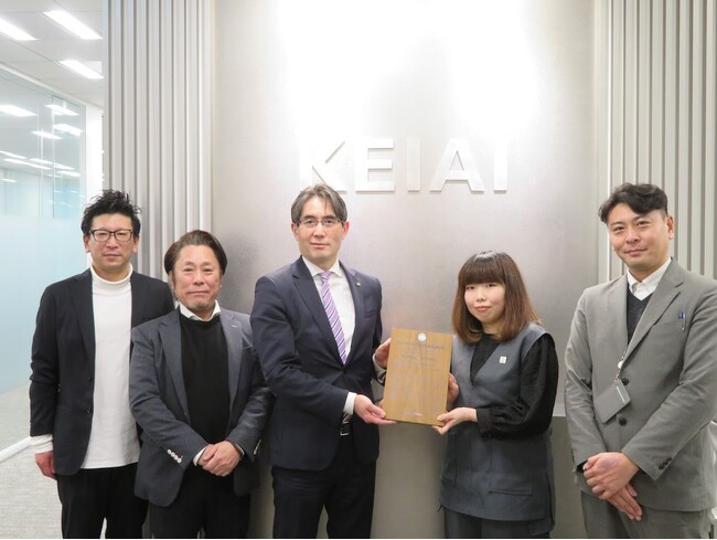 越井木材工業「外壁下地材：スギのCB胴縁など」の使用による「CO2固定量証明書」を拝受