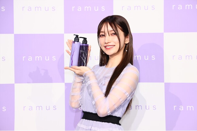 後藤真希 プロデュース「ramus」パープルシャンプー&トリートメントが3月27日（木）から公式専用ショップで予約販売スタート！予約販売に合わせて新商品発表会を開催！！