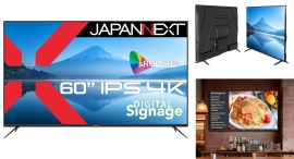 JAPANNEXTが60インチ IPSパネル搭載 USB再生対応の大型4K液晶モニターを104,800円で3月28日(金)に発売 JAPANNEXTが60インチ IPSパネル搭載 USB再生対応の大型4K液晶モニターを104,800円で3月28日(金)に発売
