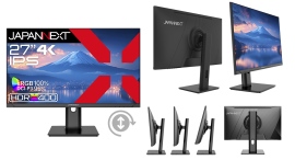 JAPANNEXTが27" IPSパネル 多機能スタンドを搭載したUSB-C給電対応の4K液晶モニターをAmazon限定 34,980円で3月28日(金)に発売 JAPANNEXTが27" IPSパネル 多機能スタンドを搭載したUSB-C給電対応の4K液晶モニターをAmazon限定 34,980円で3月28日(金)に発売