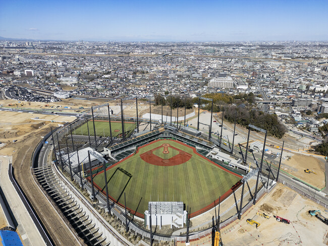 CBREがコンストラクションマネジメント業務をサポートした「TOKYO GIANTS TOWN」の中核施設となる「ジャイアンツタウンスタジアム」が開業
