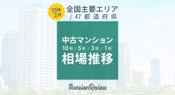 「マンションレビュー」2025年2月　全国中古マンション相場推移を発表