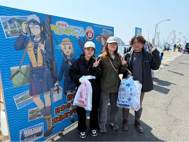 人気漫画とコラボレーション「釣り体験」「ごみ拾い」活動イベント芦北ていぼう釣り体験！海をきれいにエコアクションを開催！