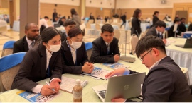 2024年の宿泊外国人数は227万超と過去最多!観光需要を受け求人が活発化する石川県の企業と留学生をつなぐ合同説明会を、アリス学園国際ビジネス学科が実施 2024年の宿泊外国人数は227万超と過去最多!観光需要を受け求人が活発化する石川県の企業と留学生をつなぐ合同説明会を、アリス学園国際ビジネス学科が実施