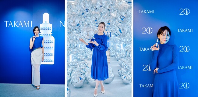 【タカミスキンピール 20周年イベントを開催】 矢野未希子・野崎萌香・佐藤優里亜ら豪華ゲストが来場。