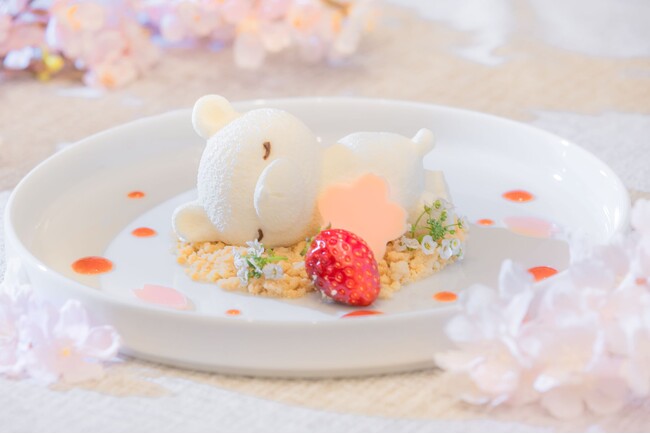 【横浜】好評につき居眠りベアのチョコムースが春らしく桜仕様にバージョンアップして登場！！『居眠りベアの桜彩るチョコムース』