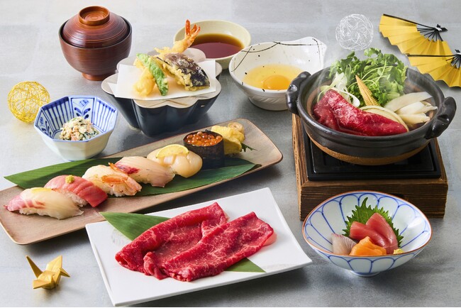【万博開催記念】人気の和食メニューが大集結！すき焼き・天ぷら・寿司・黒毛和牛・鰻が味わえる特別メニュー