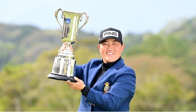 工藤遥加選手、ツアー初優勝おめでとう！