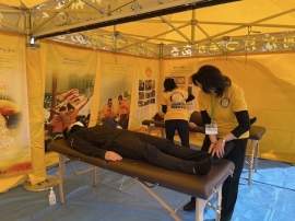 疲労回復に役立つ「アシスト(援助方法)」をボランティア団体が北関東でも最大規模のアウトドアマルシェで提供 疲労回復に役立つ「アシスト(援助方法)」をボランティア団体が北関東でも最大規模のアウトドアマルシェで提供