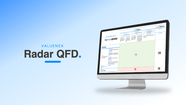 VALUENEX、新ツール「Radar QFD」発表 - AIでQuality Function Deployment（QFD）を支援し、製品開発を加速