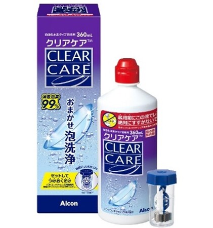日本アルコン、ソフトコンタクトレンズ消毒剤「クリアケア」をリニューアルして発売