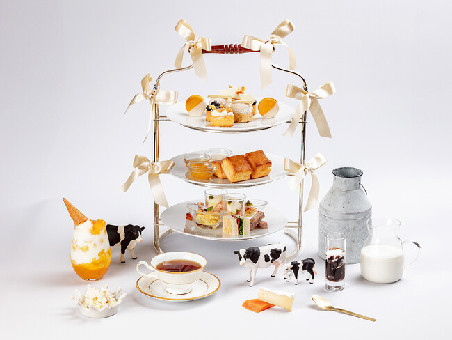 【ホテル ラ・スイート神戸ハーバーランド】初の“ミルクとチーズ”をテーマに「LA SUITE Milky Afternoon Tea」販売開始