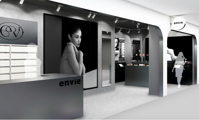 【国内初※】大人カラコンブランド『envie（アンヴィ）』初の旗艦店 「envie GINZA」4月3日 東急プラザ銀座にグランドオープン