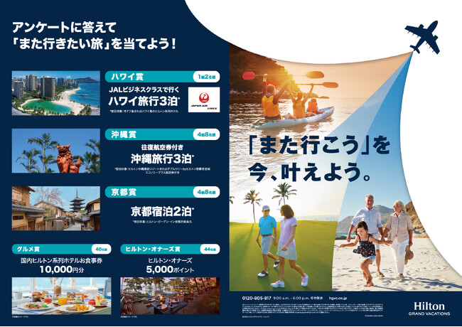 アンケートに答えて「また行きたい旅」を当てよう！キャンペーン2025　2025年4月1日（火）～ 2026年3月31日（火）実施