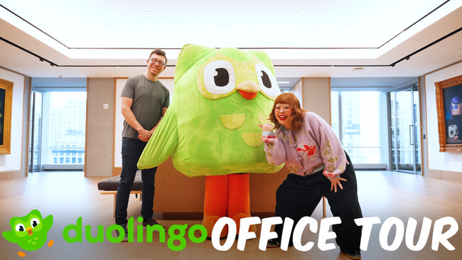 渡辺直美、「Duolingo」ニューヨークオフィスツアー動画を公開！YouTube動画、3月に一挙3本アップ！渡辺直美YouTube「NAOMI CLUB」にて公開中！