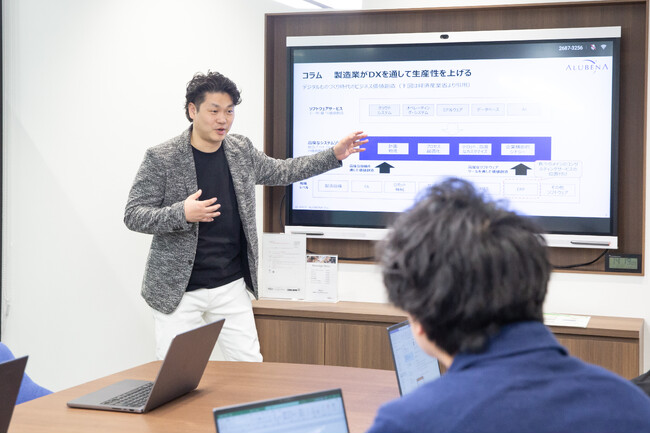 株式会社アルベナは、地方企業のデジタルトランスフォーメーション（DX）を大きく進め「お客様の笑顔率100」を目指す。