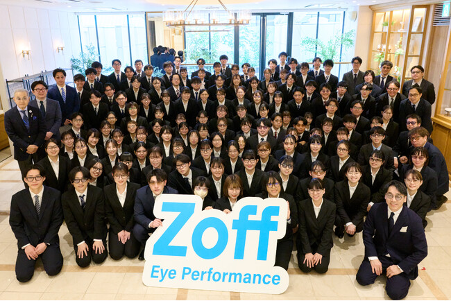 メガネブランド「Zoff」2025年度入社式！