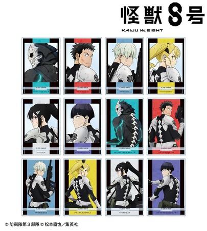 アニメ『怪獣８号』の描き下ろし 戦う背中ver. トレーディングアクリルスタンドなどの受注を開始！！アニメ・漫画のオリジナルグッズを販売する「AMNIBUS」にて