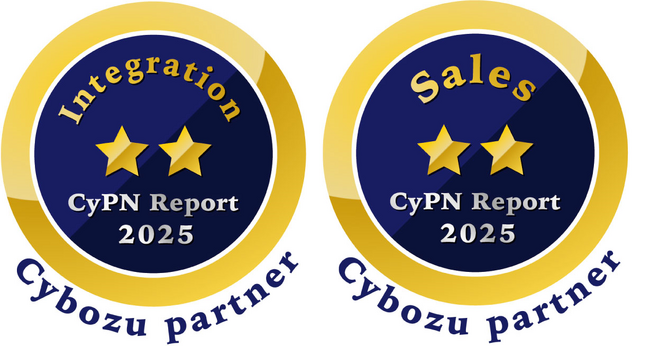 ペパコミ株式会社がサイボウズのパートナー評価制度「CyPN Report 2025」にて、セールス部門(3年連続)/インテグレーション部門(4年連続)の2部門で2つ星を獲得。