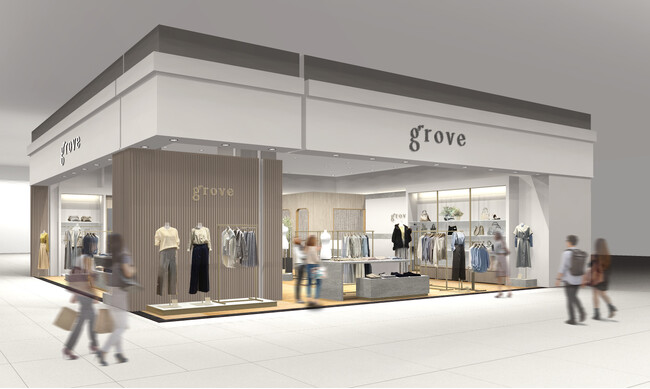 【grove】「イオンモールむさし村山」に4月4日（金）新店舗をオープン！
