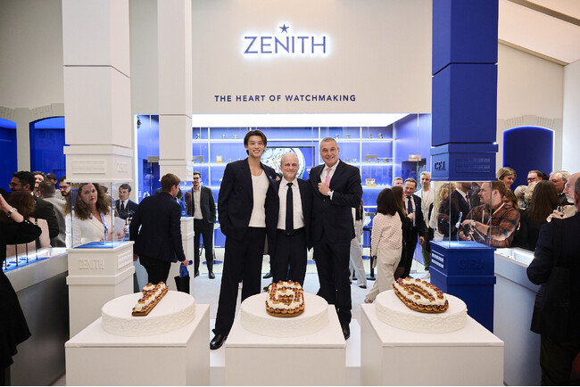 ゼニス、時計業界最大の見本市「Watches and Wonders Geneva 2025」にて創業160周年をブランドアンバサダー 竹内涼真さんと祝福