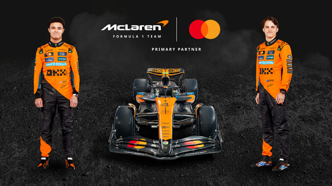 Mastercard、McLaren Formula 1チームとのパートナーシップで日本デビュー
