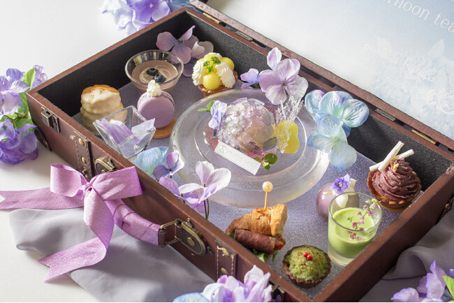 【オリエンタルホテル福岡 博多ステーション】インフルエンサーコラボアフタヌーンティー「Hortensia（オルテンシア）」を2025年5月1日（木）より販売開始