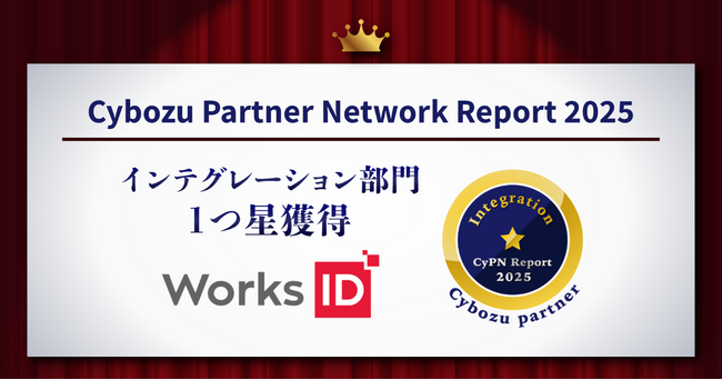ワークスアイディ、「Cybozu Partner Network Report 2025」インテグレーション部門で受賞