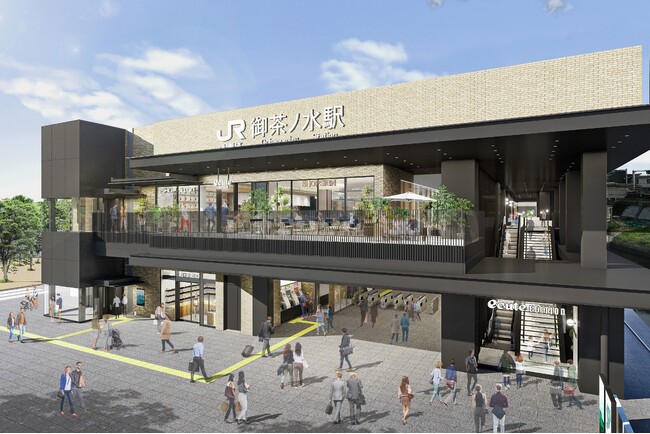 JR御茶ノ水駅 エキナカ商業施設『エキュートエディション御茶ノ水』5月14日（水）全面開業！2階エリアに、神田川の景観を眺められるオープンテラス誕生！