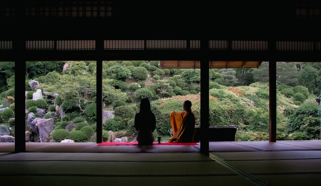 【京都・朝食・心清らかに迎える朝】智積院で体験する非日常のひととき ～朝拝と精進料理の特別プラン～